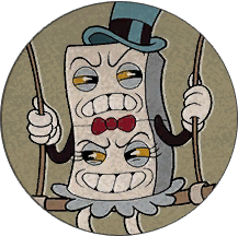 pip and dot in the cuphead show : r/Cuphead