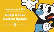 Mugman on the free content update notice