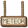 Meteor sign