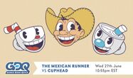 Mugman in the second TheMexicanRunner advertisement