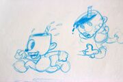 Concept art of Cuphead