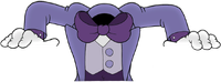 A headless King Dice in the intro of "All Bets Are Off"