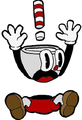 Cuphead after getting hit