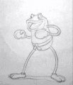 Animation sketch of Croaks