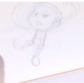 The thirty-second sketch for Ms. Chalice (made by one of the Studio MDHR members)