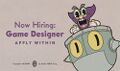 Dr. Kahl's Robot in the Now Hiring: Game Designer Apply Within advertisement