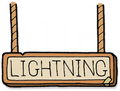 Lightning sign