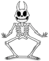 The Devil's skeleton