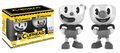 Black and White Cuphead and Mugman Vinyl Figures 2-Pack