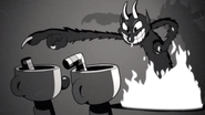 The Devil, along Mugman and Cuphead, in the E3 2015 trailer